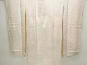 鏡裏に花模様織り出し単衣振袖用長襦袢